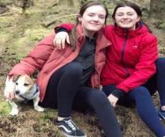 Bonnie has also adopted a cute dog in her home.